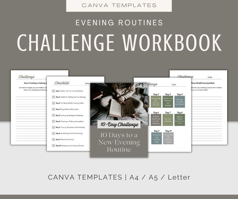 Evening Routines | MEGA Content and Templates Bundle