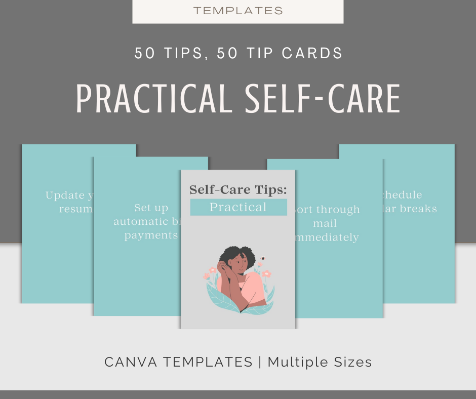 365 Self-Care Tips | Content & Templates Bundle