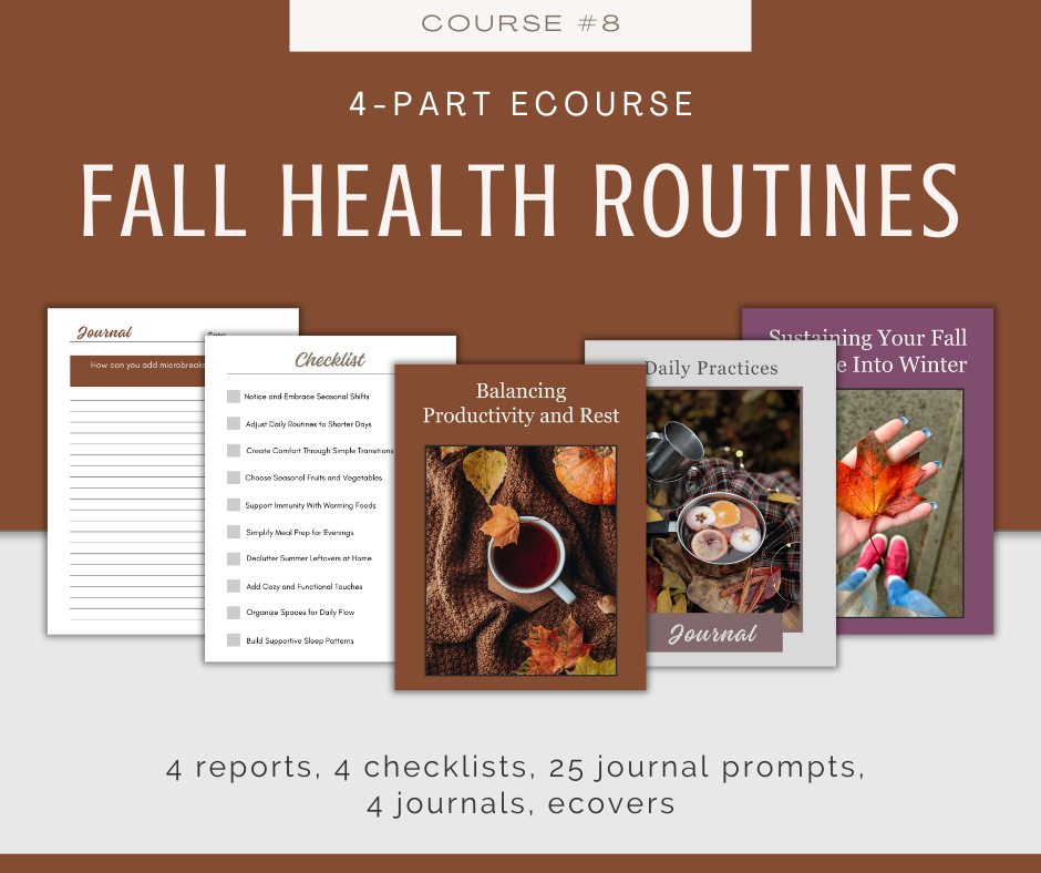 Year of Health and Wellness 4-Part eCourses | 12 eCourses