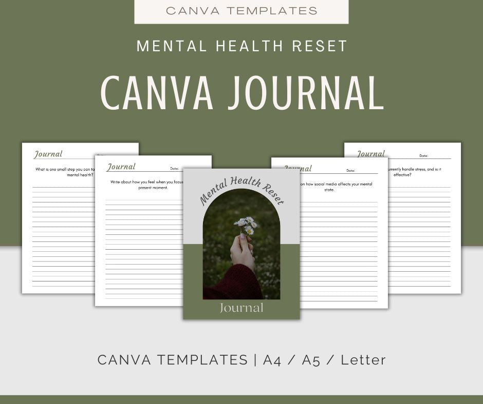 Mental Health Reset | MEGA Content and Templates Bundle