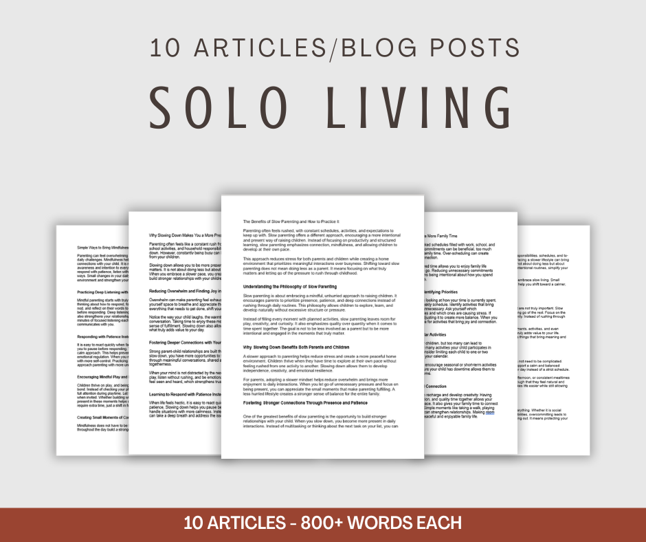 Be Happy On Your Own | 10 Articles/Blog Posts