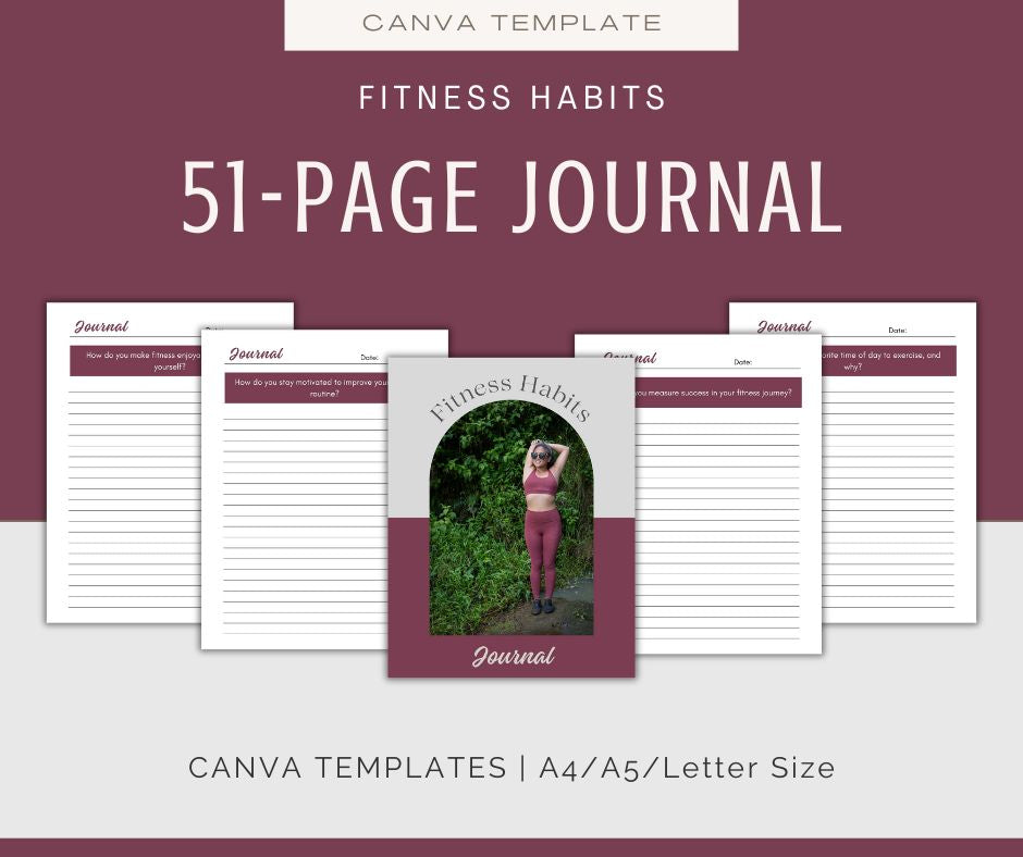 Fitness Habits Journal | Mini Journal