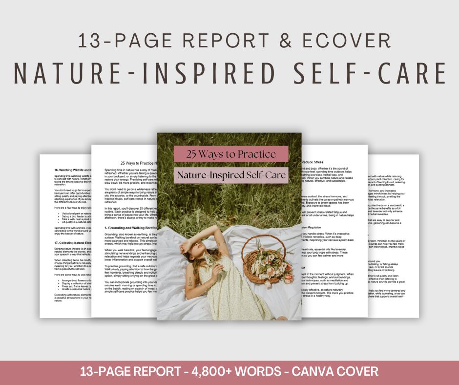 Nature-Inspired Self-Care| Report & eCover