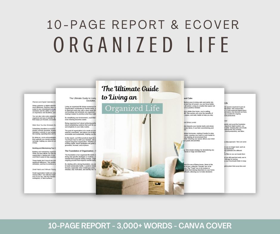 Organized Life Report | PLR Minis