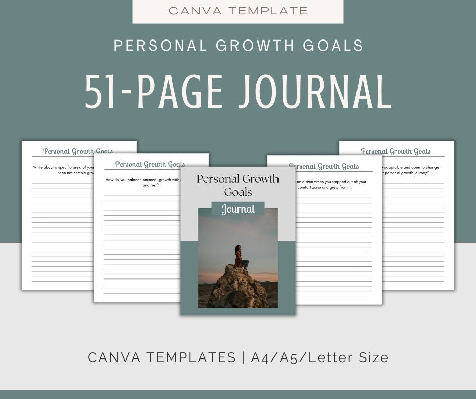 Personal Growth Goals | Mini Journal