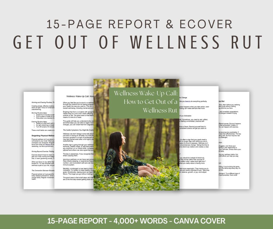 Get Out of Wellness Rut | Report & eCover