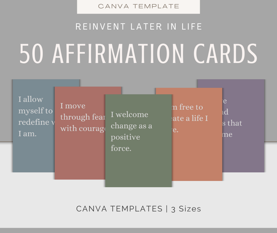 Reinvent Yourself Later in Life | MEGA Content and Templates Bundle