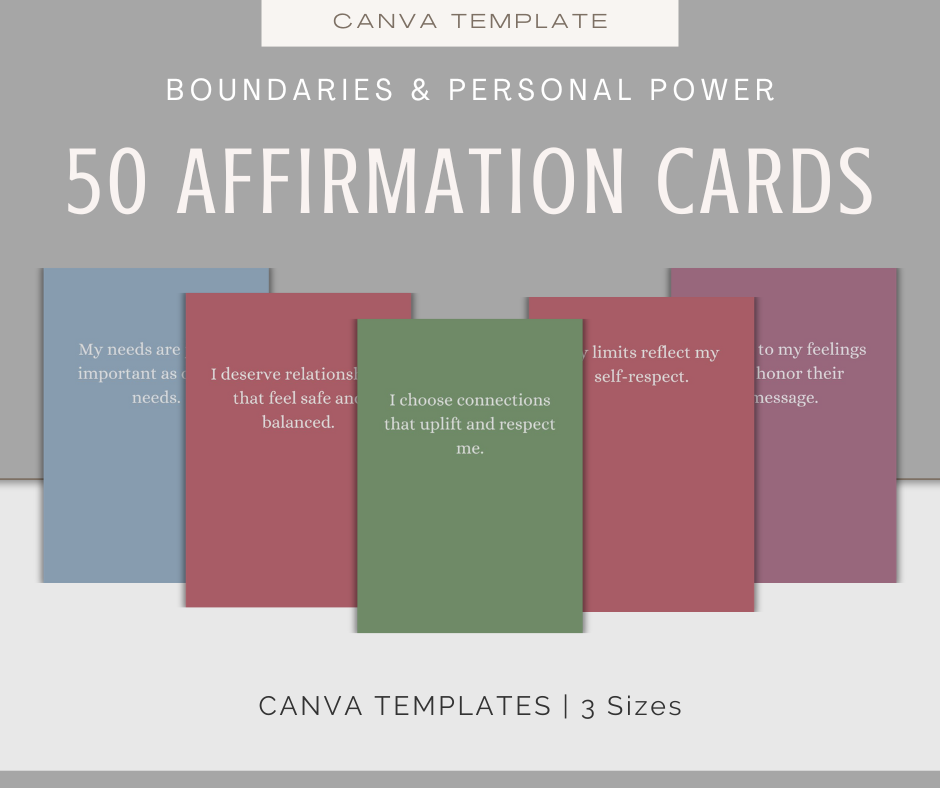 Boundaries and Personal Power | MEGA Content and Templates Bundle