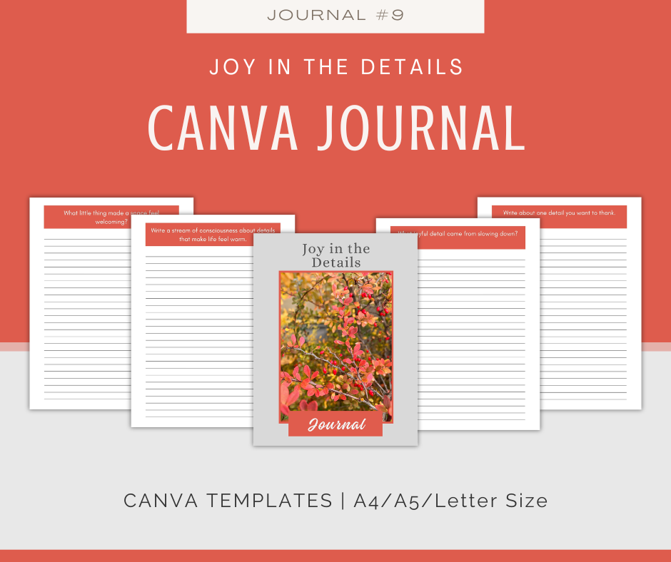 Micro-Moments of Gratitude and Joy Journal Collection | 10 Journals