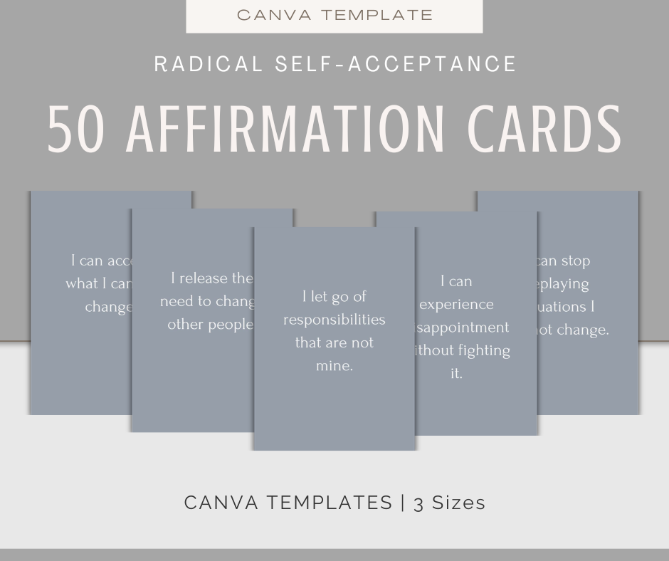 Radical Self-Acceptance | MEGA Content and Templates Bundle