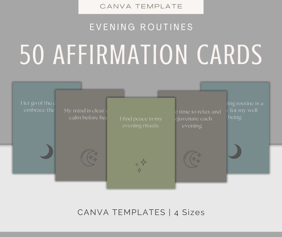Evening Routines | MEGA Content and Templates Bundle