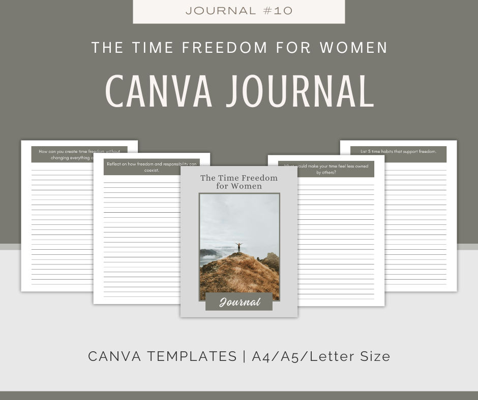 Women Reclaiming Their Time Journal Collection | 10 Journals