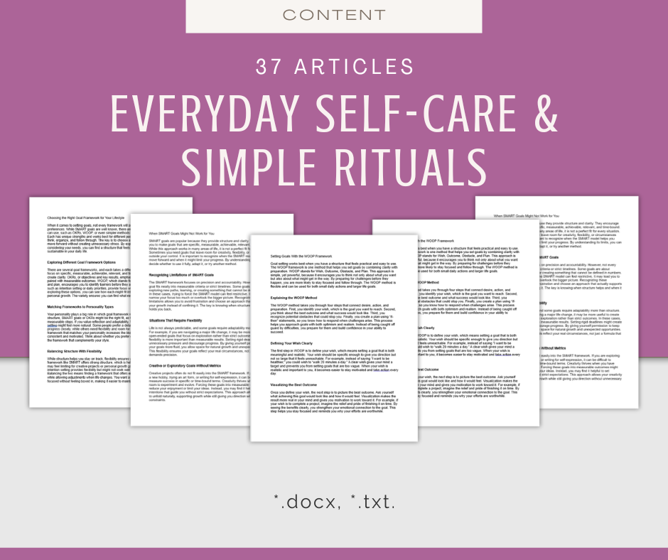 A Year of Self-Care Blog Posts | 365 Articles