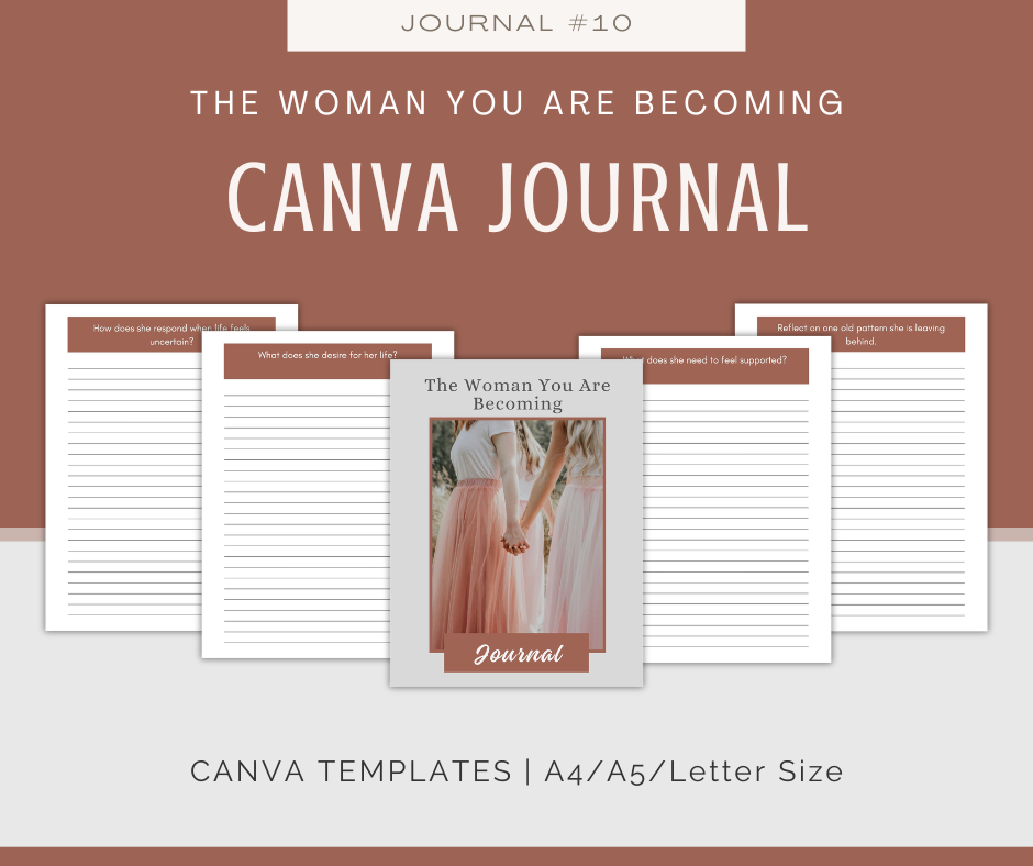 Sacred Feminine Self-Discovery Journal Collection | 10 Journals