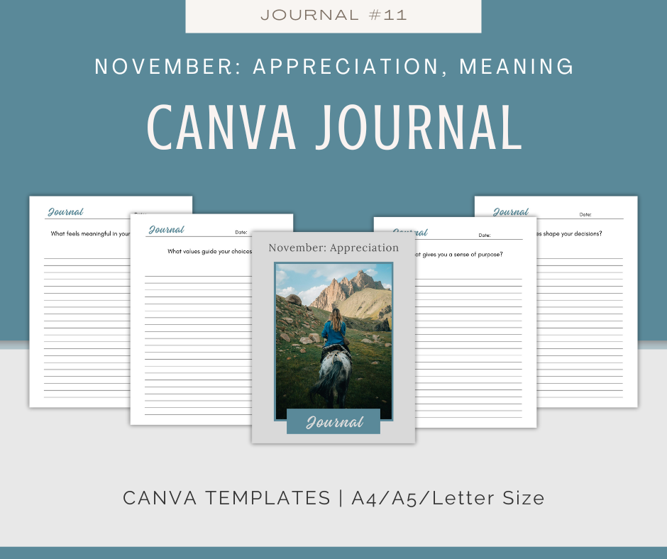A Year in the Life Journal Collection | 12 Journals