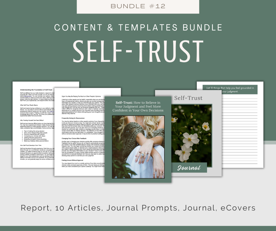 Year of Personal Growth Bundles | 12 Bundles