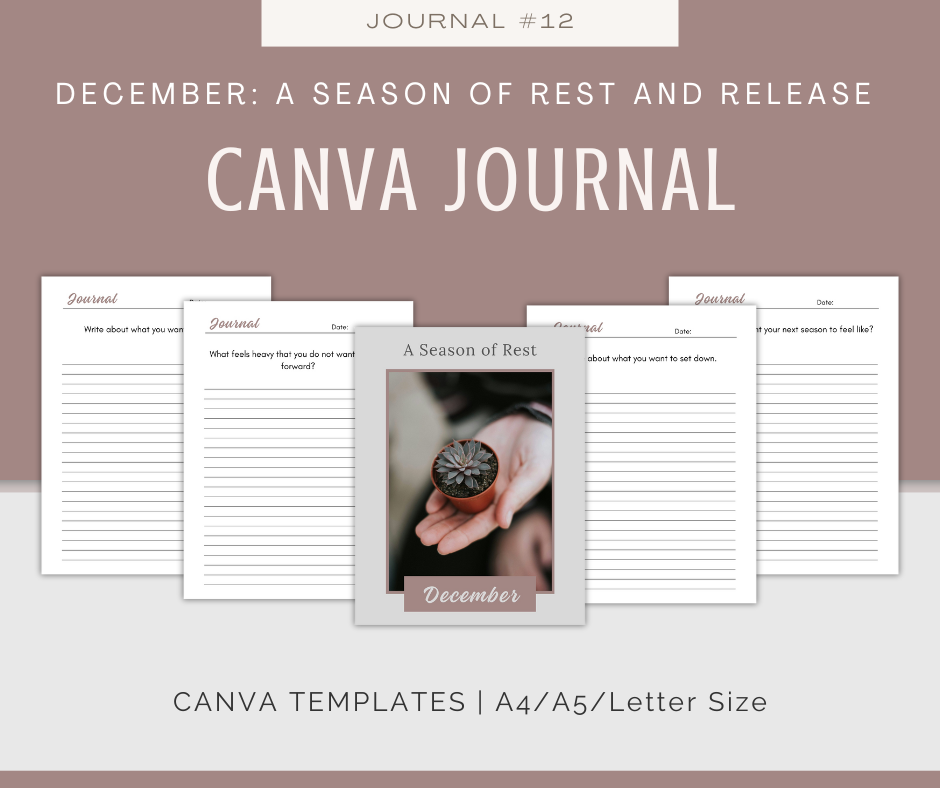 Personal Seasons Journal Collection | 12 Journals