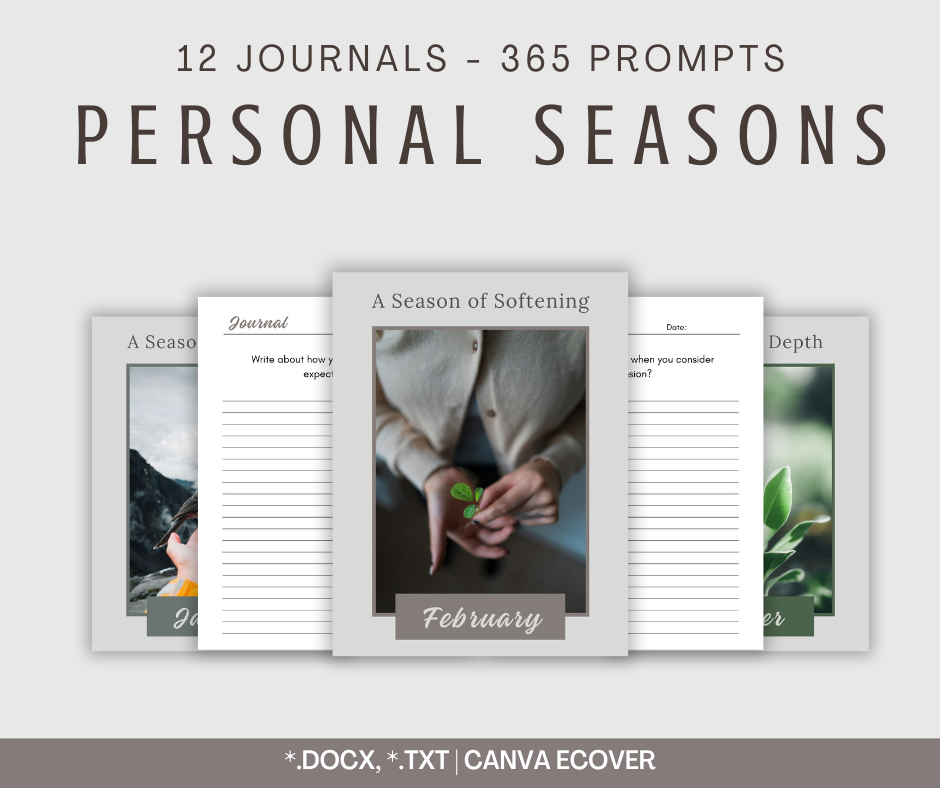 Personal Seasons Journal Collection | 12 Journals