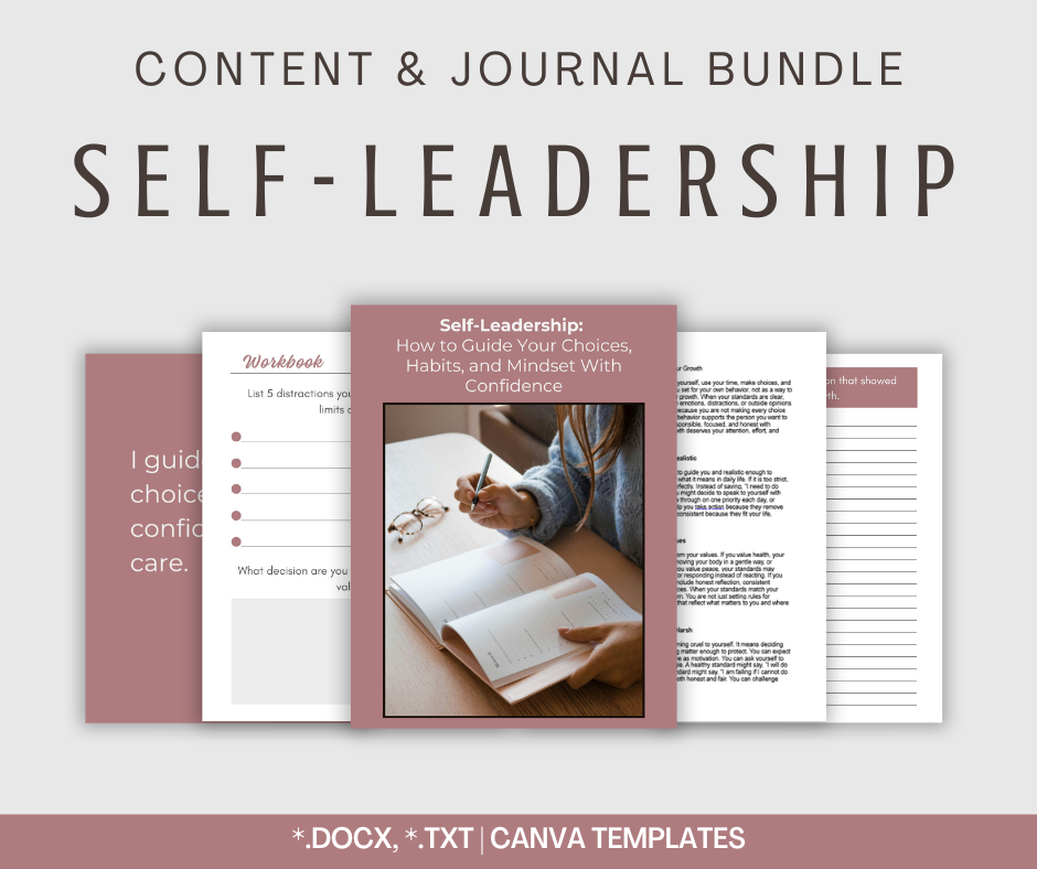 Self-Leadership | Content & Journal Bundle