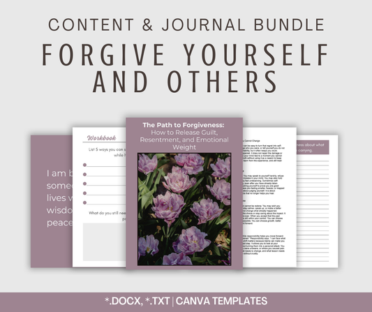 Forgive Yourself and Others | Content & Journal Bundle