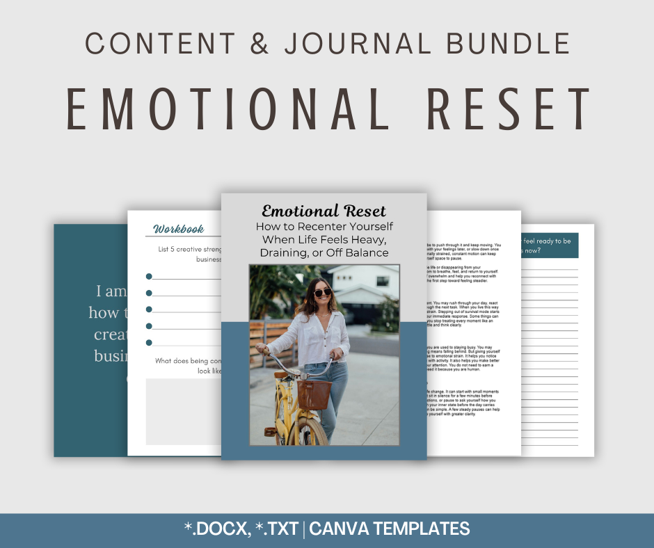 Emotional Reset | Content & Journal Bundle