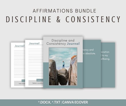 Discipline & Consistency Affirmations Bundle