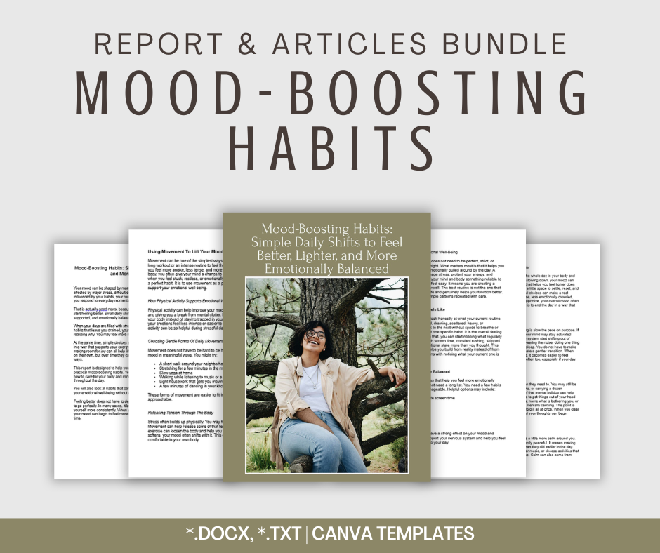 Mood-Boosting Habits | Report & Articles Bundle