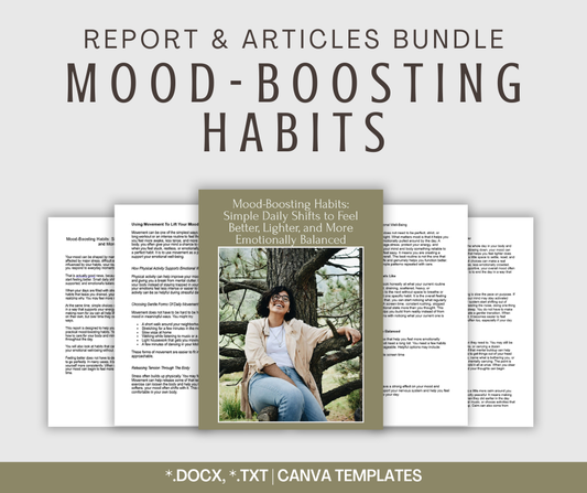 Mood-Boosting Habits | Report & Articles Bundle