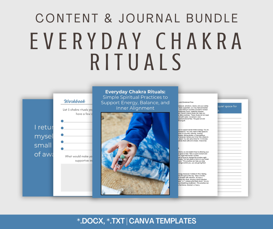 Everyday Chakra Rituals | Content & Journal Bundle