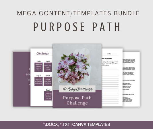 Purpose Path | MEGA Content and Templates Bundle