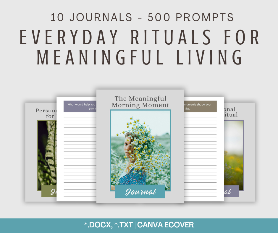 Everyday Rituals for Meaningful Living Journal Collection | 10 Journals
