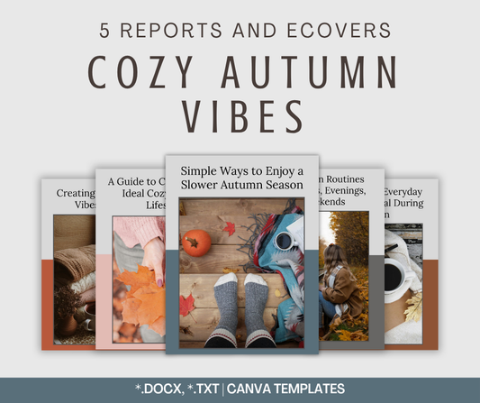 Cozy Autumn Vibes Reports | 5 Report Bundle