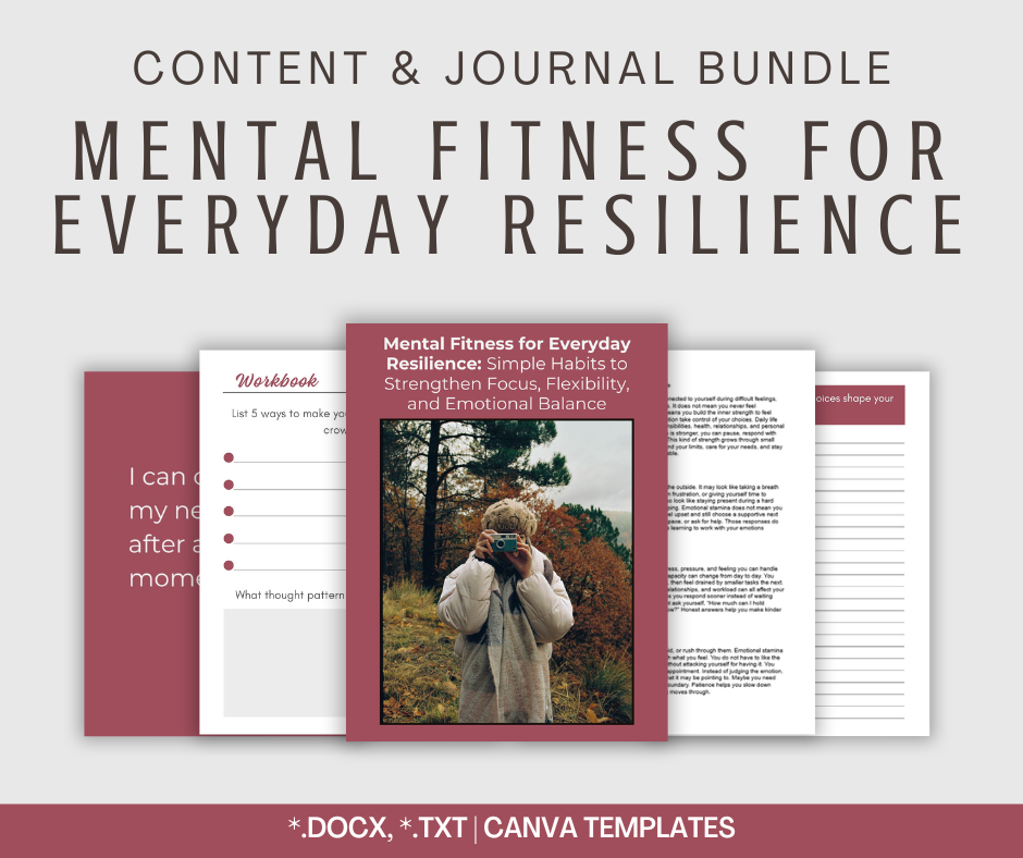 Mental Fitness for Everyday Resilience | Content & Journal Bundle