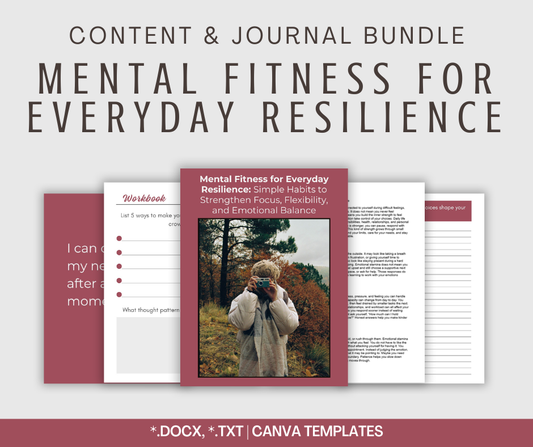 Mental Fitness for Everyday Resilience | Content & Journal Bundle