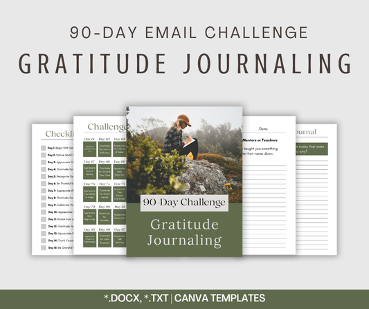 90-Day Gratitude Journaling Challenge