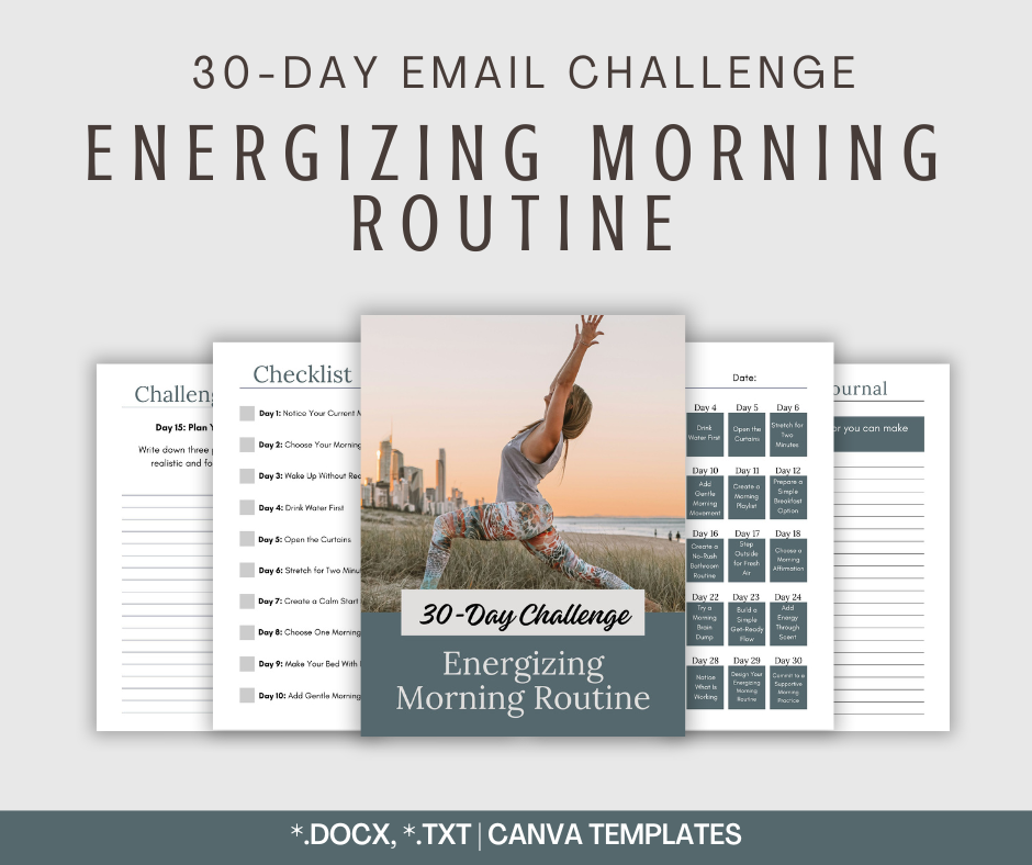30-Day 'Energizing Morning Routine' Challenge