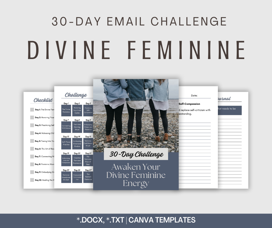 30-Day Divine Feminine Energy Challenge – Happy Healthy Content