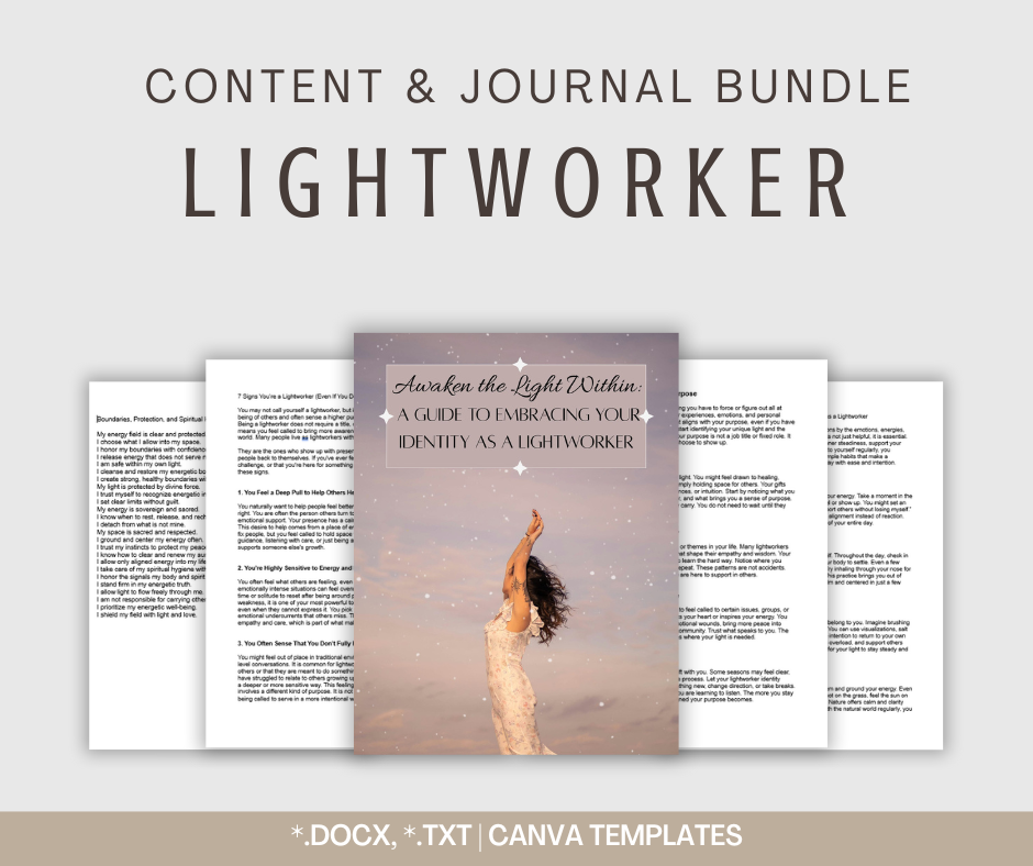 Lightworker Self-Identity | Content Bundle