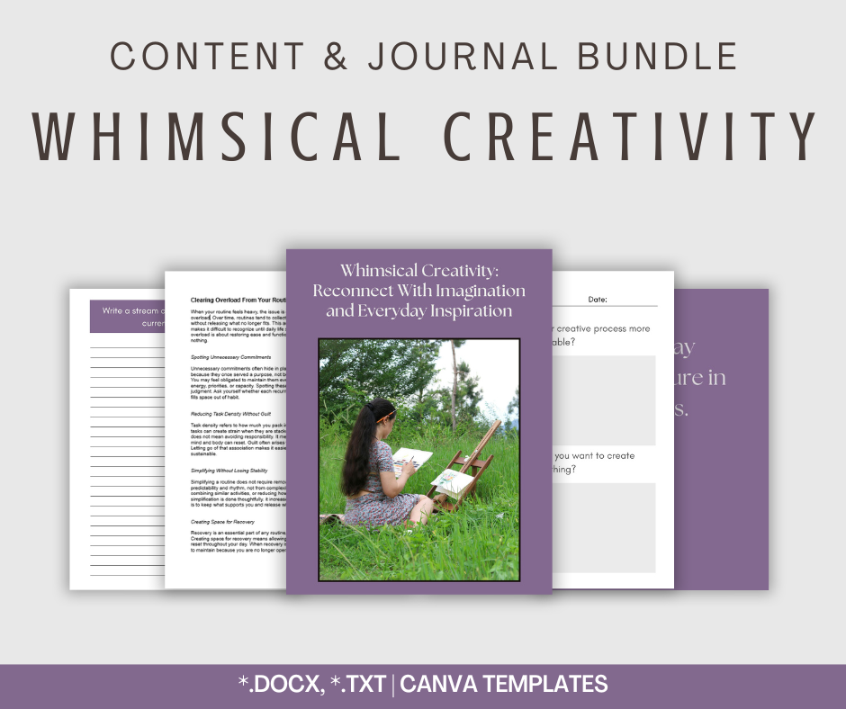 Whimsical Creativity | Content & Journal Bundle