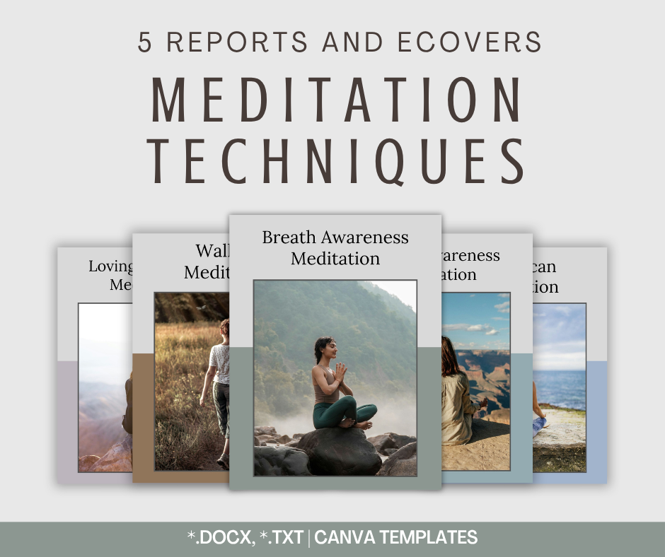 Meditation Techniques Reports | 5 Report Bundle