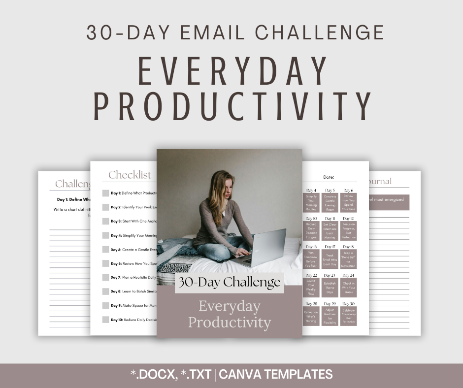30-Day Everyday Productivity Challenge