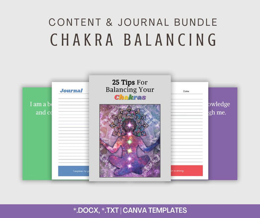 Chakra Balancing | Content & Journal Bundle