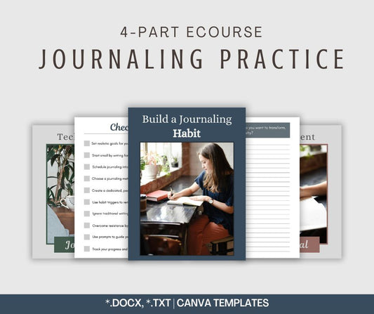 4-Part eCourse: Start a Journaling Practice