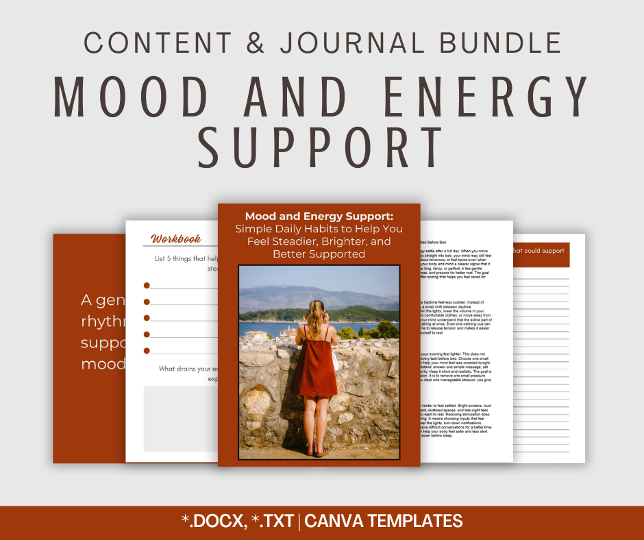 Mood and Energy Support | Content & Journal Bundle