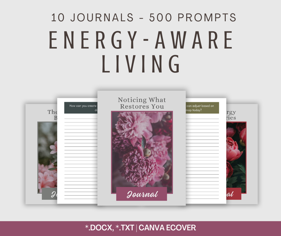 Energy-Aware Living Journal Collection | 10 Journals