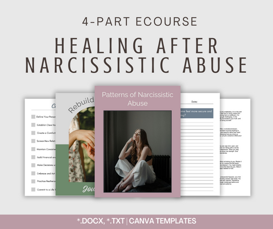 4-Part eCourse: Healing After Narcissistic Abuse