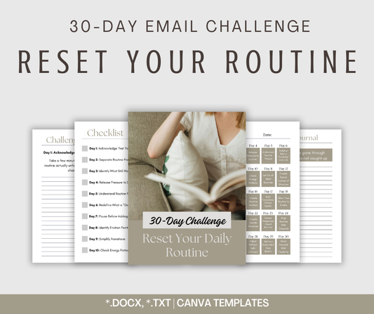 30-Day Reset Your Routine Challenge