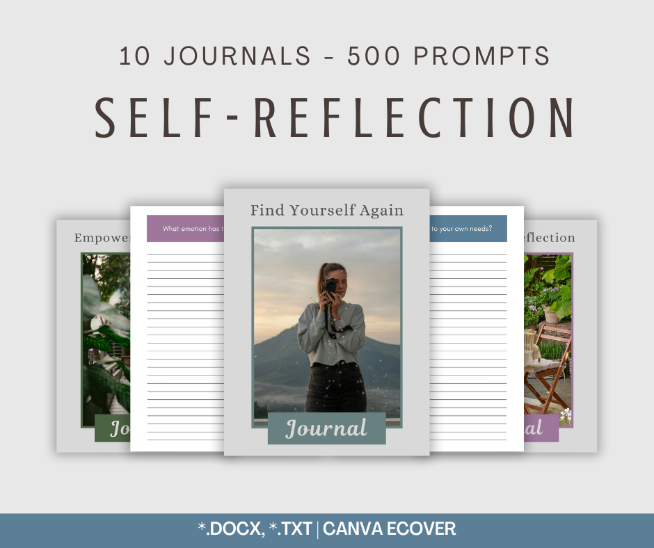 Reflection Paper Journal Self-Reflection Journals | 10 Journals – Happy Healthy Content