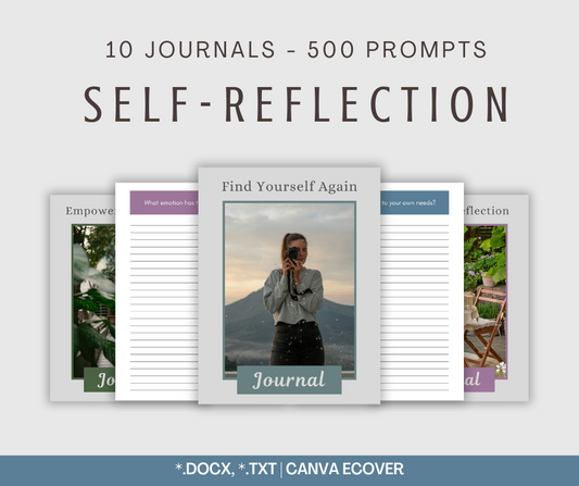 Self-Reflection Journals | 10 Journals