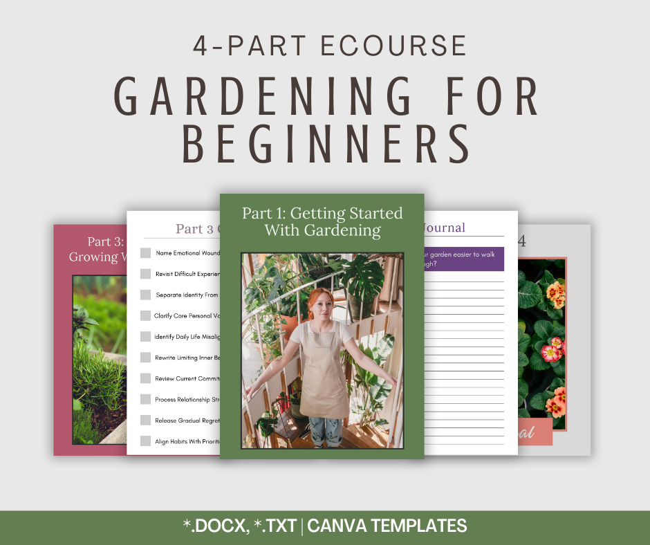 4-Part eCourse: Gardening For Beginners